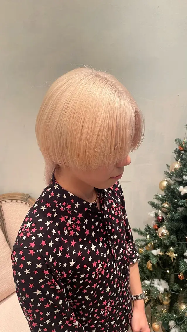 ショート カラー メンズ 無料ショートカット 募集中📛杏のヘアスタイル