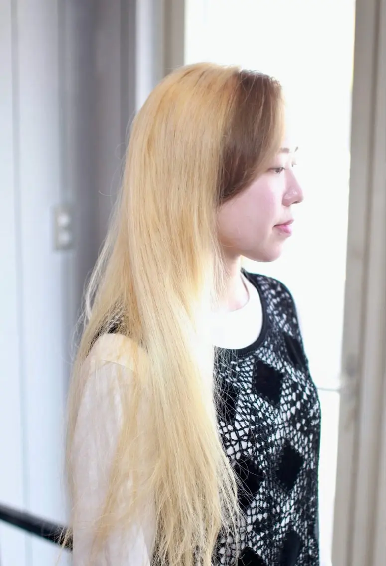 ロング カラー カット ヘアカラー トリートメント 大西 カズマのヘアスタイル