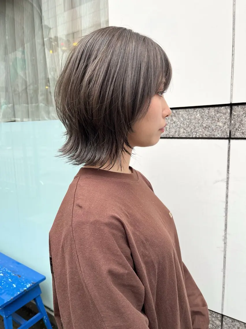 ミディアム 尾崎隼大 レイヤー/ウルフのヘアスタイル