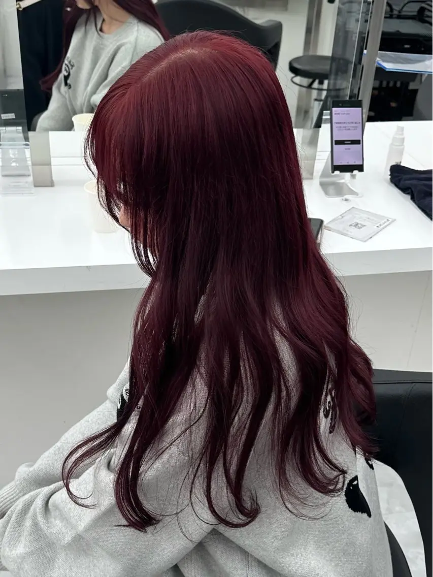 ロング カラー ヘアカラー ヘッドスパ ヘアセット 似合わせstyle ❤︎misaki❤︎のヘアスタイル
