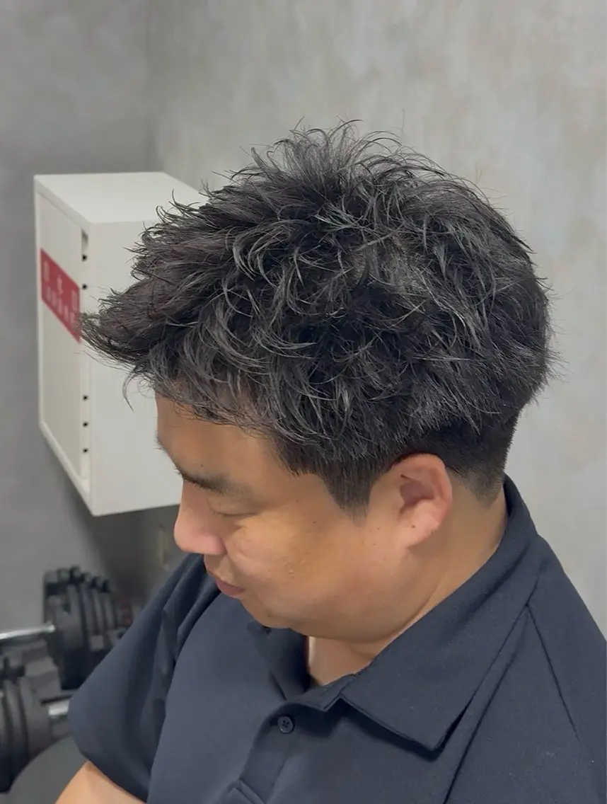 パーマ メンズ メンズパーマ カット パーマ 心斎橋メンズパーマ 颯太【Arca】のヘアスタイル