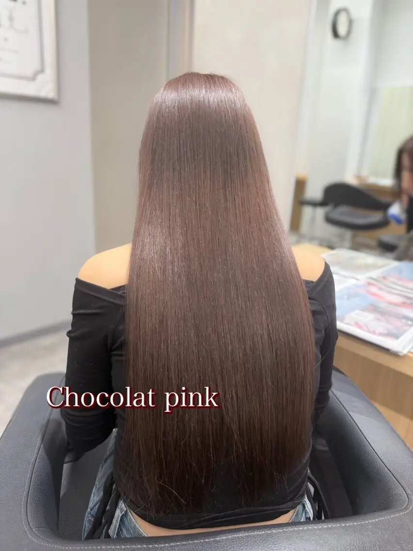 ロング カラー カット ヘアカラー 巻ける髪質改善🫧ハ イライト/永田汰伊智のヘアスタイル