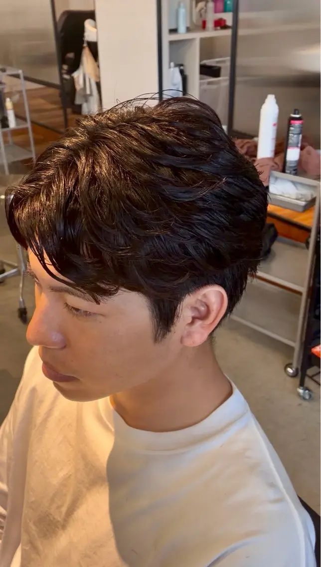 ショート カット パーマ/メンズ カット/ioriのヘアスタイル