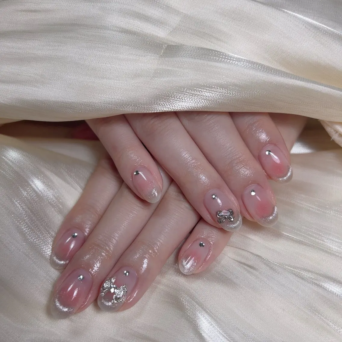ネイル ハンドネイル 🎀Pink ピンク🎀のネイルデザイン