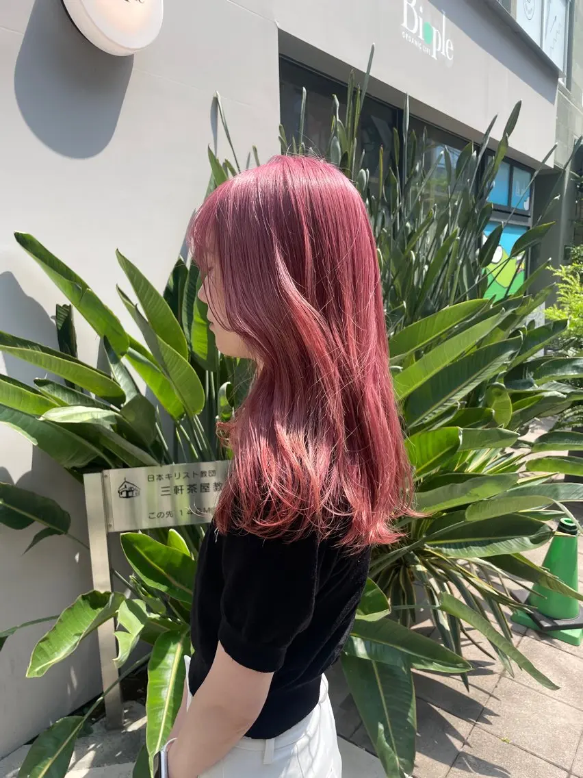 ロング ヘアカラー HARUKA /ボブカットのヘアスタイル