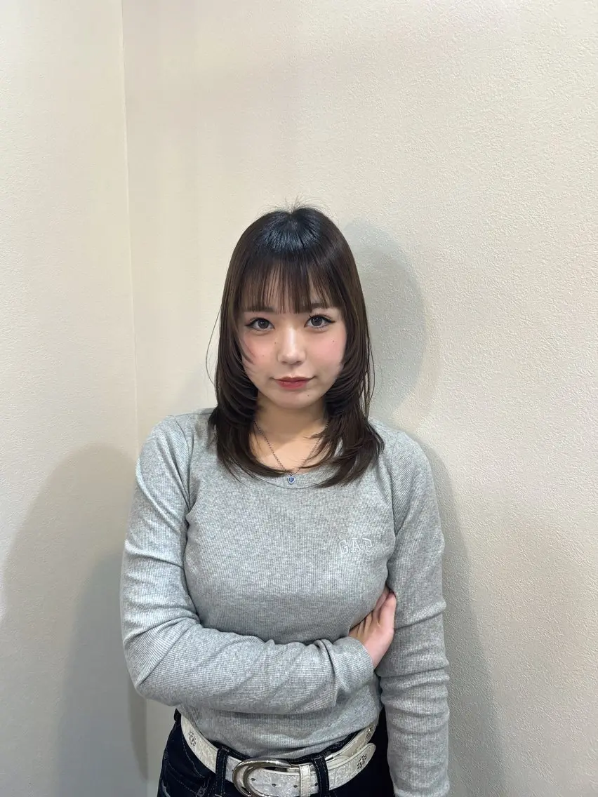 カット&美髪カラー(ブリーチなし)&2Stepトリートメントの写真