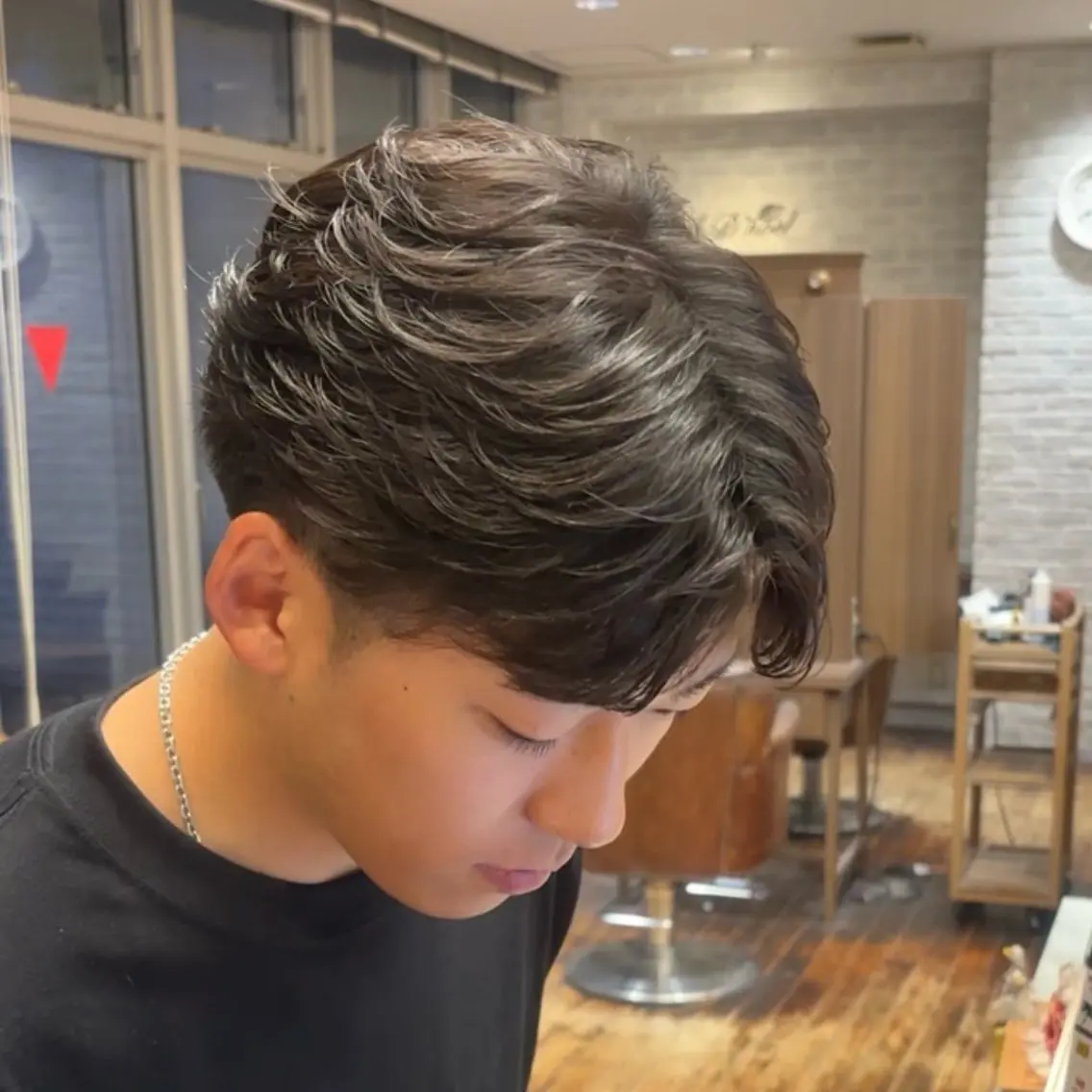 パーマ メンズ カット パーマ 【メンズ特化美容師】 RYO／梅田のヘアスタイル