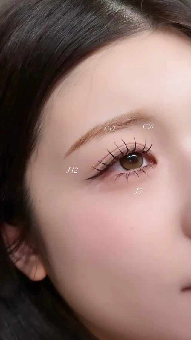 [オフ込み]フラットラッシュ120本+下まつげエクステの写真