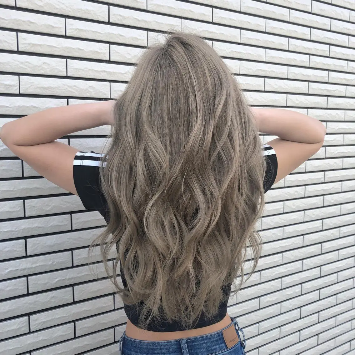 ロング カラー 酒井 敬之のヘアスタイル