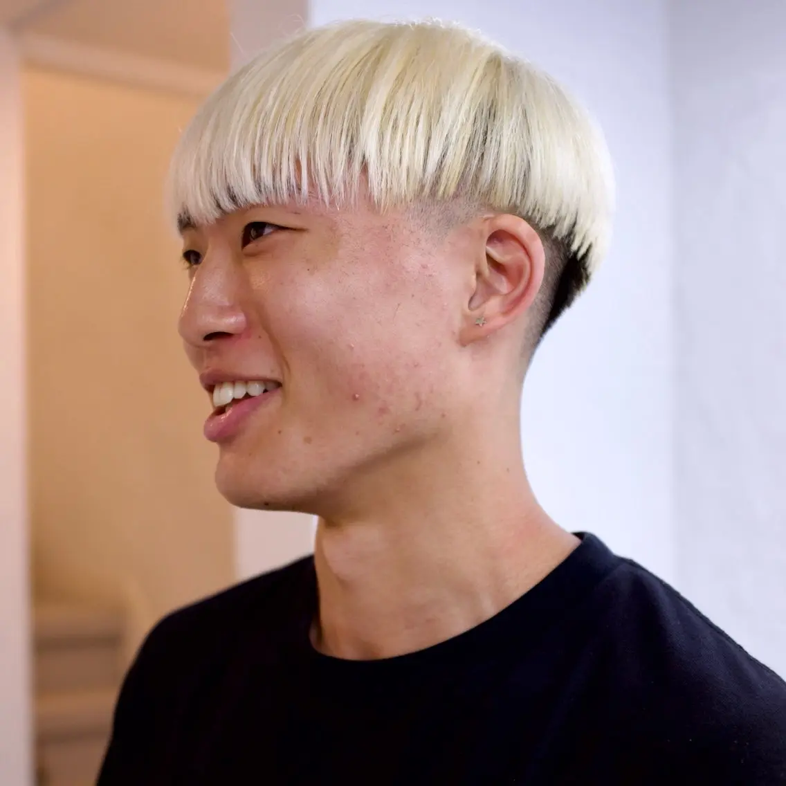 ショート カラー メンズ ヘアカラー トリートメント ヘアセット 🪅ブリーチカラー 🪅琉羽Ruuのヘアスタイル