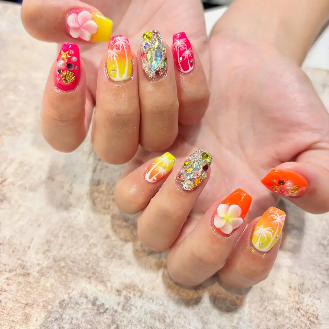 ネイル ハンドネイル Allure小山店 Maiのネイルデザイン
