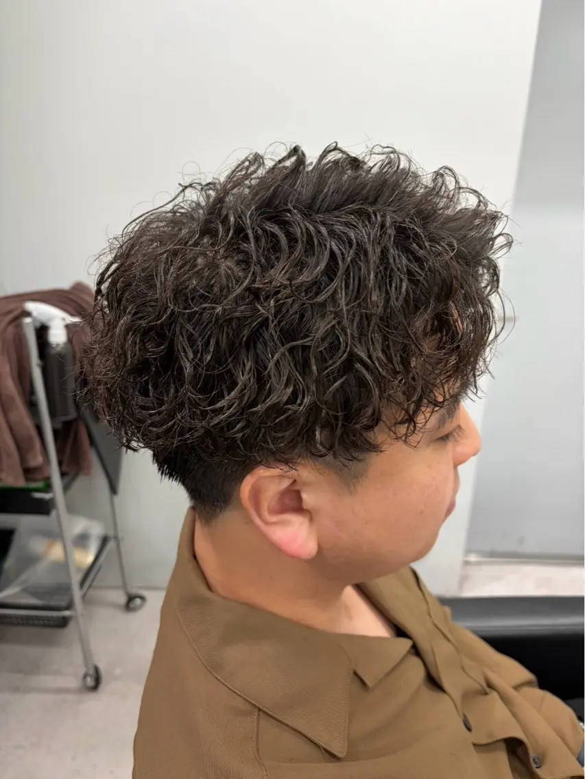 ショート メンズ メンズパーマ カット パーマ 北千住No1 二田健吾‼️のヘアスタイル