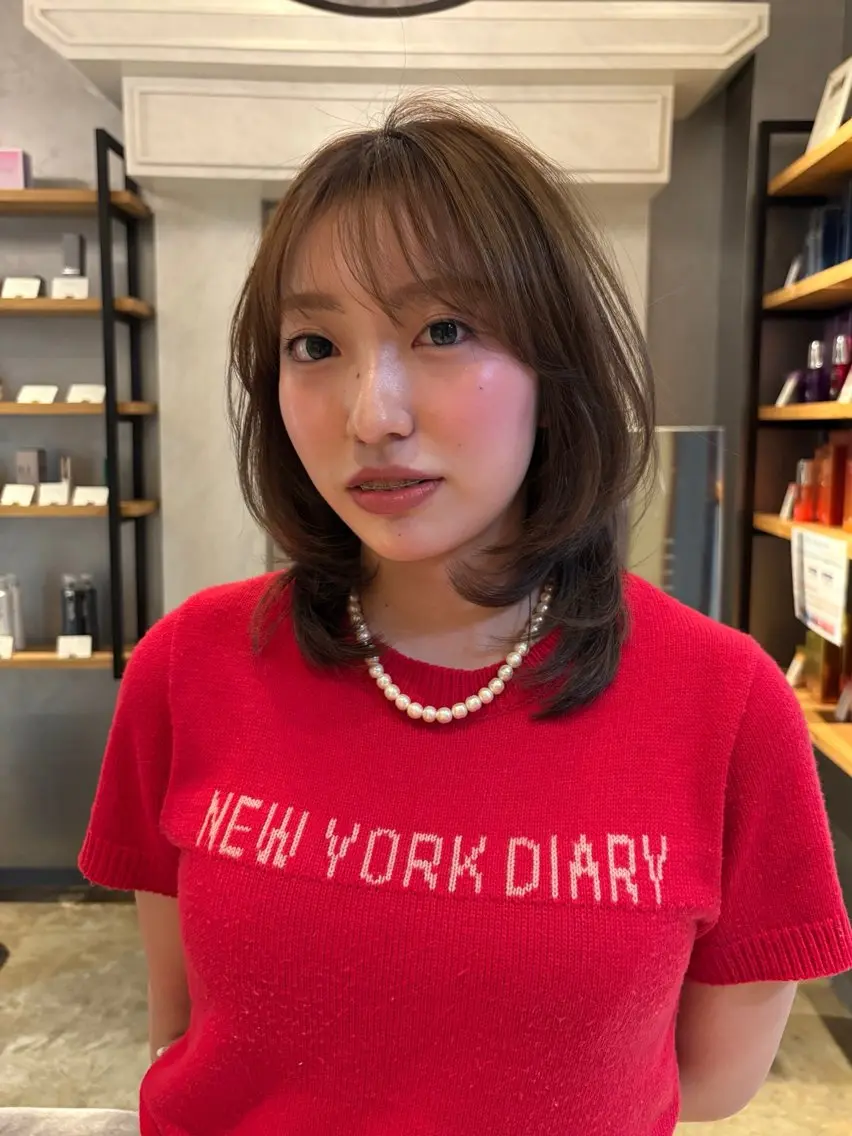 セミロング カラー Inity／ Nina✩.*˚のヘアスタイル