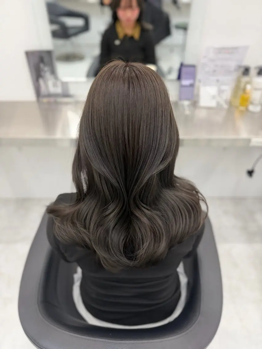 カラー ヘアカラー トリートメント 透明感カラー🎀艶髪 Anju/渋谷🎀のヘアスタイル