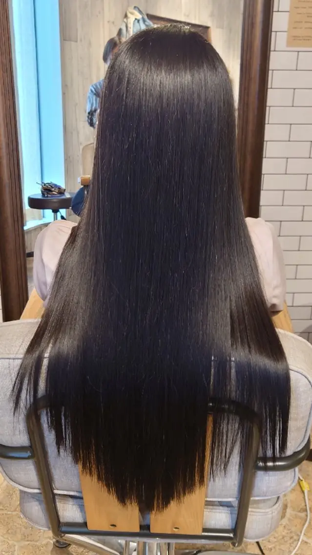 縮毛矯正の写真