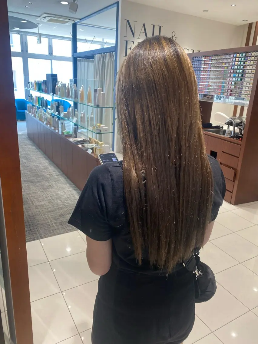 ロング シールエクステ エクステ 中谷 明日香のヘアスタイル