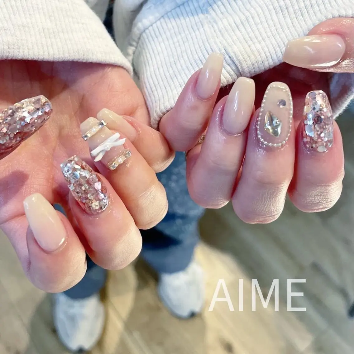 ネイル ハンドネイル AIME （momo）のネイルデザイン