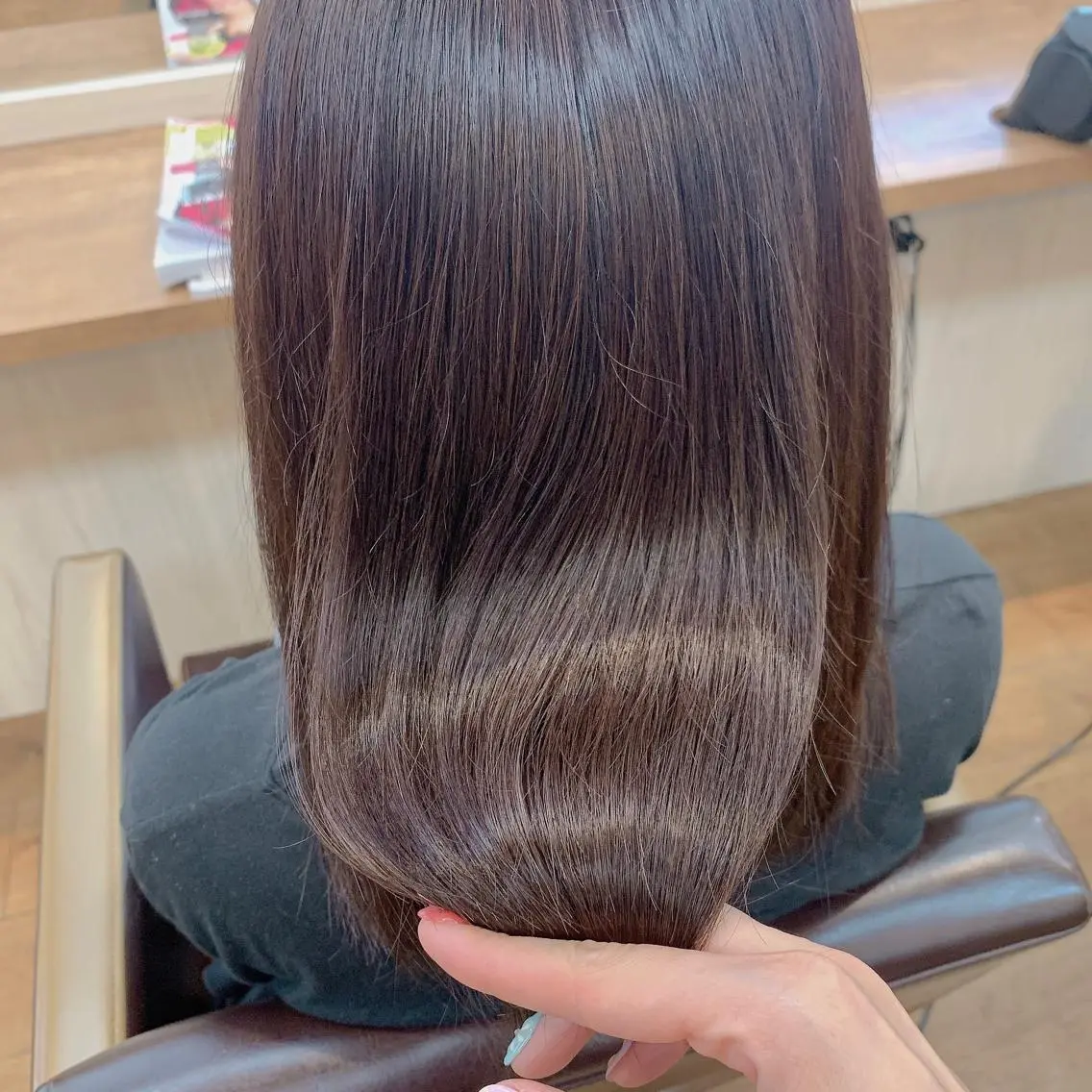 髪質改善🤍酸性ストレート+カット 17000円の写真