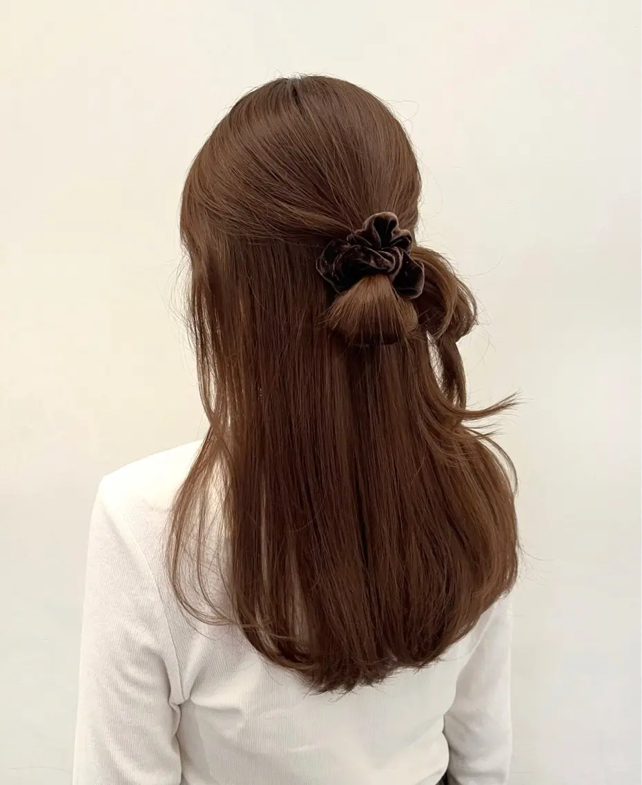 ロング 川上 莉歩のヘアスタイル