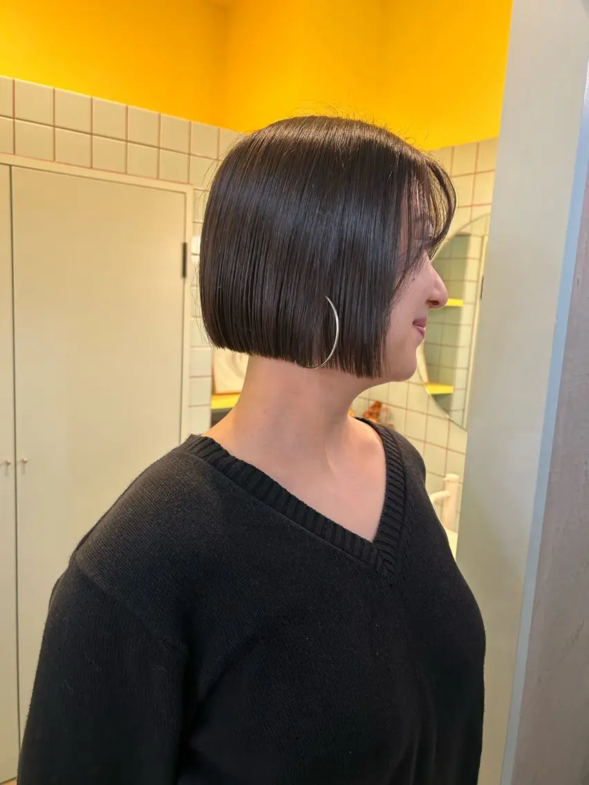 ショート ボブ isshiki reikaのヘアスタイル