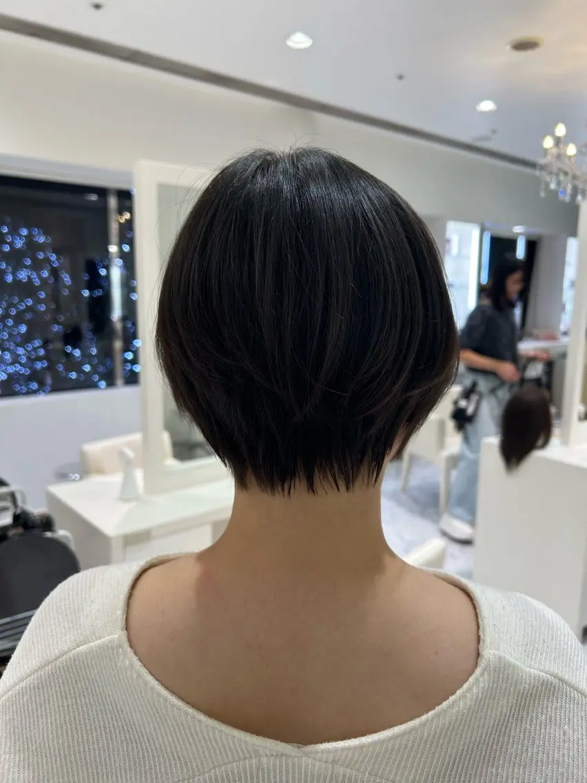 ショート ショートヘア 掛川 愛菜のヘアスタイル
