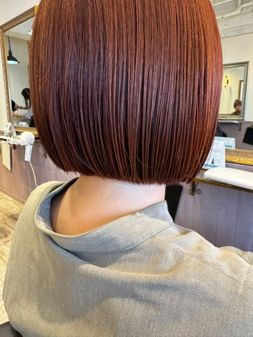 ミディアム カラー カット ヘアカラー トリートメント ダブルカラー /レイヤー/アリサのヘアスタイル