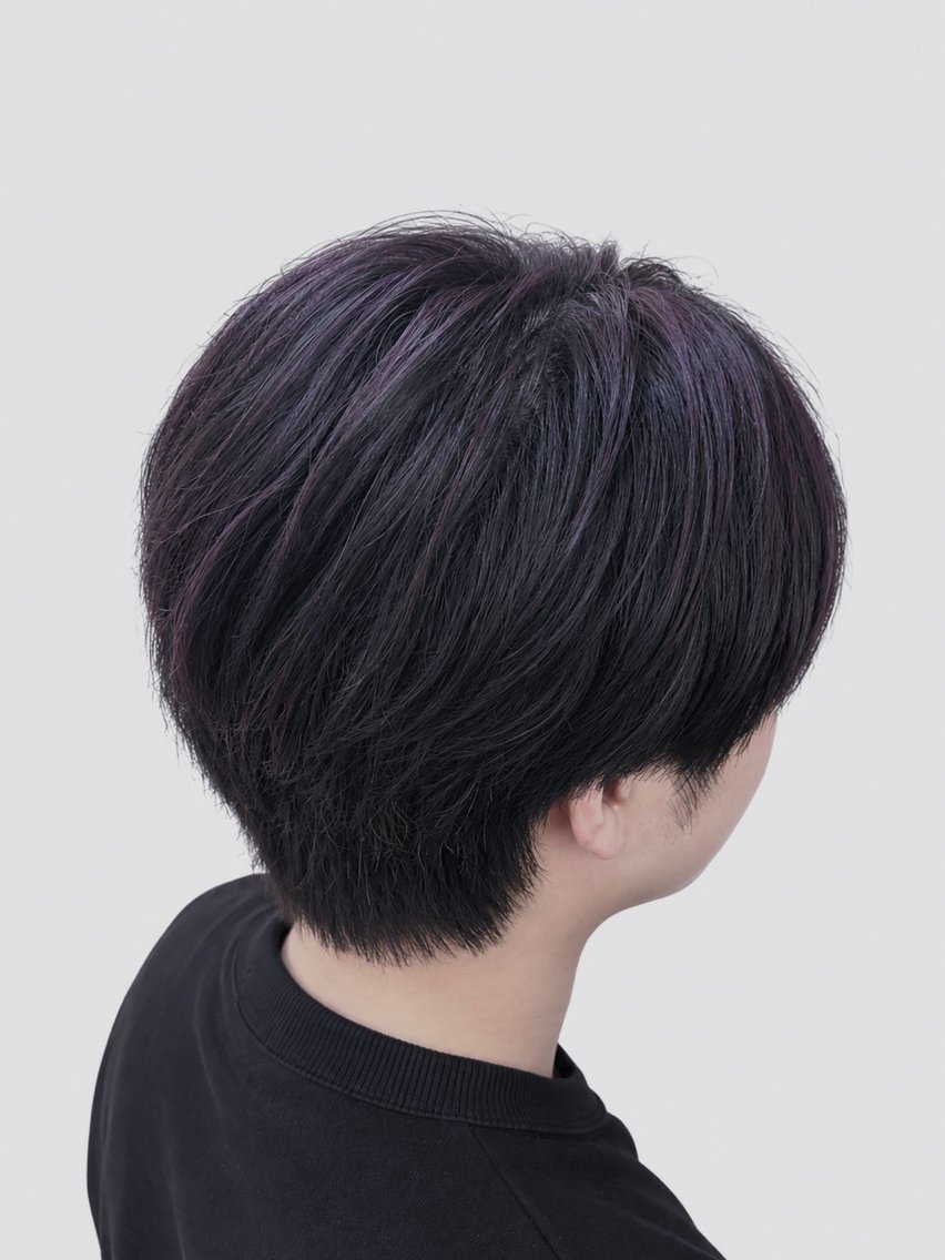 カラー メンズ メンズハイライト ブルーカラー ハイライトカラー 神保町 まつパ、ヘアケアのヘアスタイル
