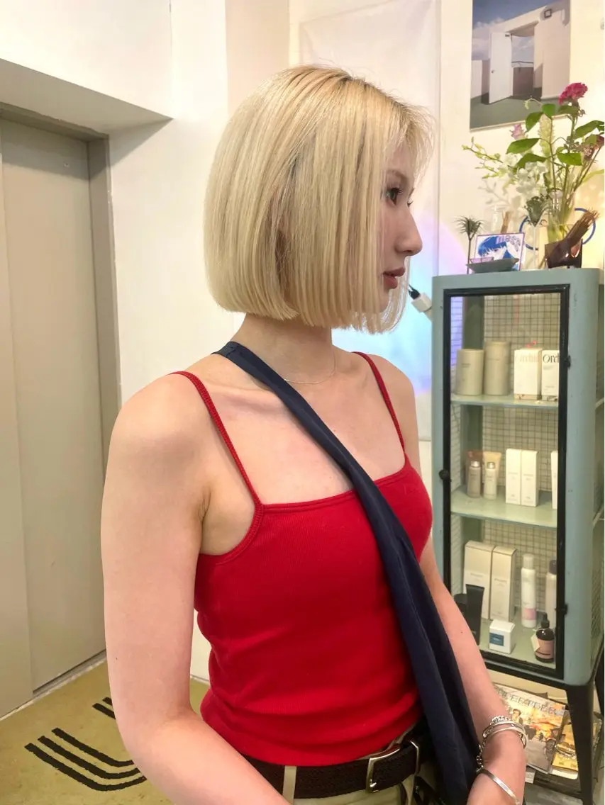 ショート カット トリートメント nessヤマサキ リュウタのヘアスタイル
