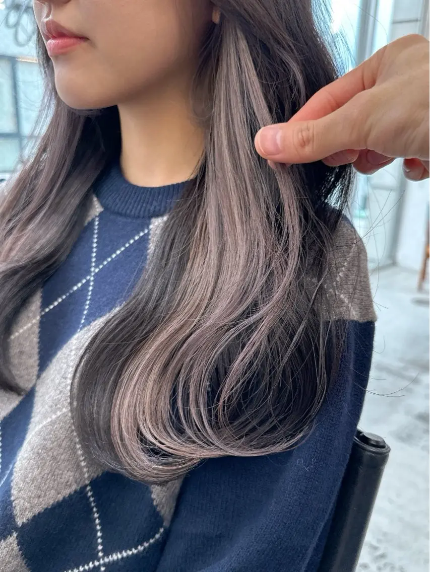 カラー カット ヘアカラー トリートメント ブリーチダブルカラー 【koide】のヘアスタイル