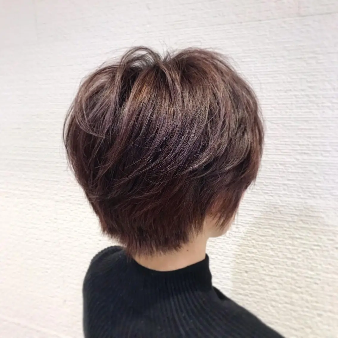 ショート カラー ヘアアレンジ ピンクカラー バイオレットカラー バイオレットピンク 白髪ぼかしハイライト 茗荷谷駅徒歩2分のヘアスタイル