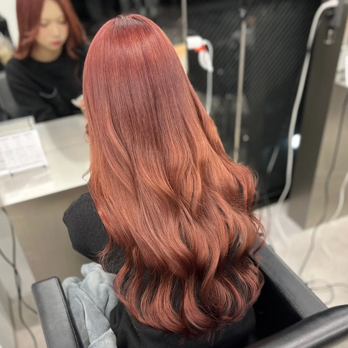 カラー カシス レッドカラー ヘアカラー MOMOKA /　Lapis今泉店のヘアスタイル