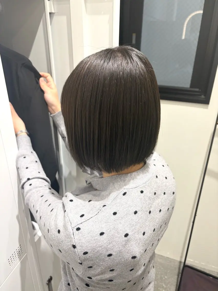 🎀🪙ボブカット+内部補修トリートメントの写真