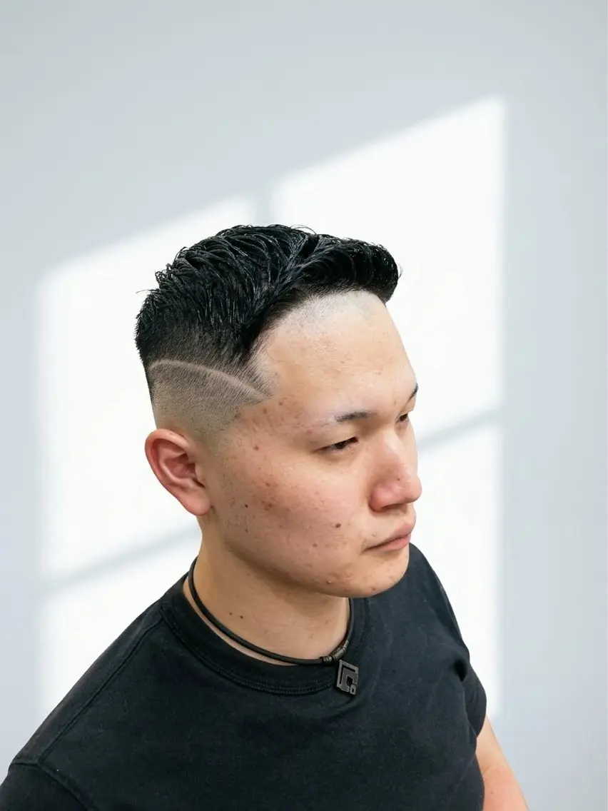 ショート メンズ 鈴木 まさしのヘアスタイル