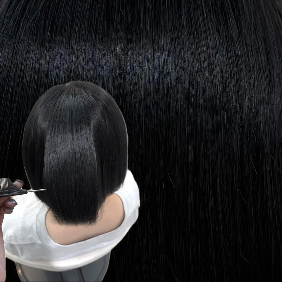 ショート カラー ヘアカラー トリートメント 🩶ワンカラー/池袋 /かのん🩶のヘアスタイル
