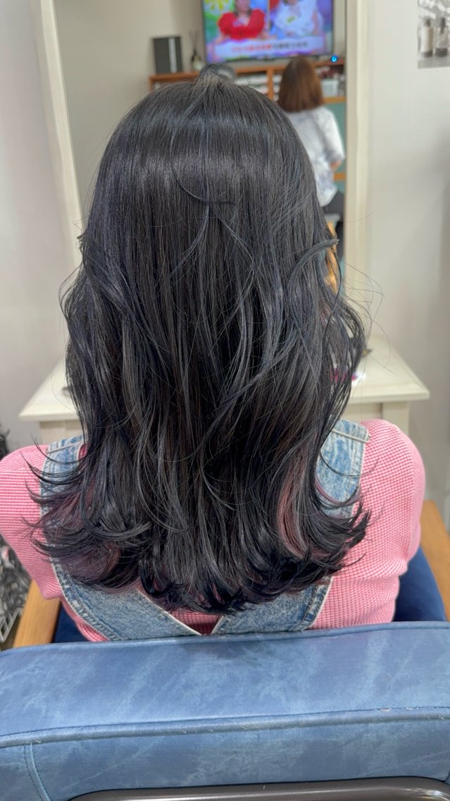 カラー ブルーカラー インナーカラー ネイビーカラー ピンクカラー ヘアカラー トリートメント Snaly カラー特化ページのヘアスタイル