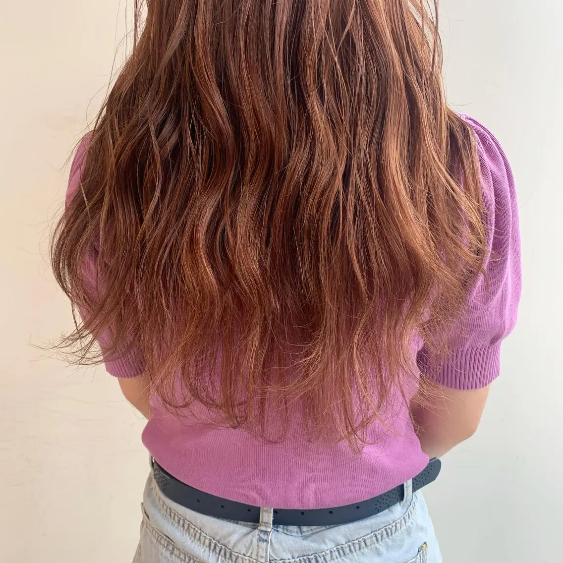 カラー ヘアカラー トリートメント 山口 莉奈のヘアスタイル