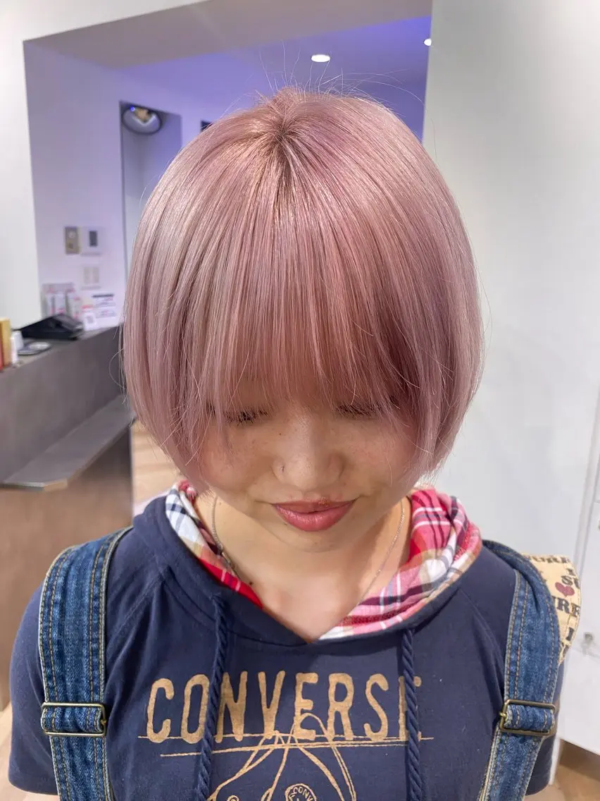 ショート カラー ヘアカラー 🎀kano /デザインカラー🎀のヘアスタイル