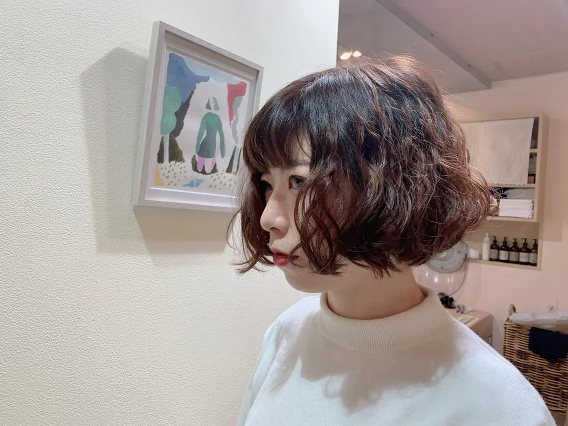 ショート パーマ ✨恵比寿/代官山 ✨ ｼｮｰﾄﾍYUIのヘアスタイル