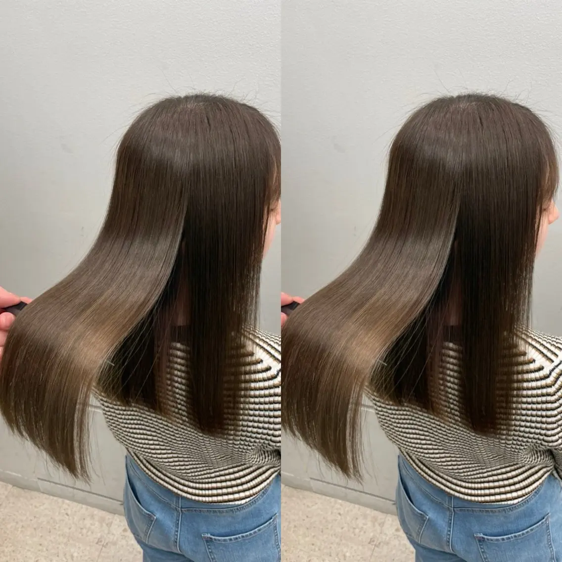 ロング カット 縮毛矯正 メンズスタイリスト✨ 助川龍哉のヘアスタイル