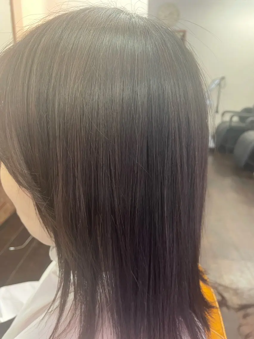 ミディアム パーマ 桧山 真のヘアスタイル