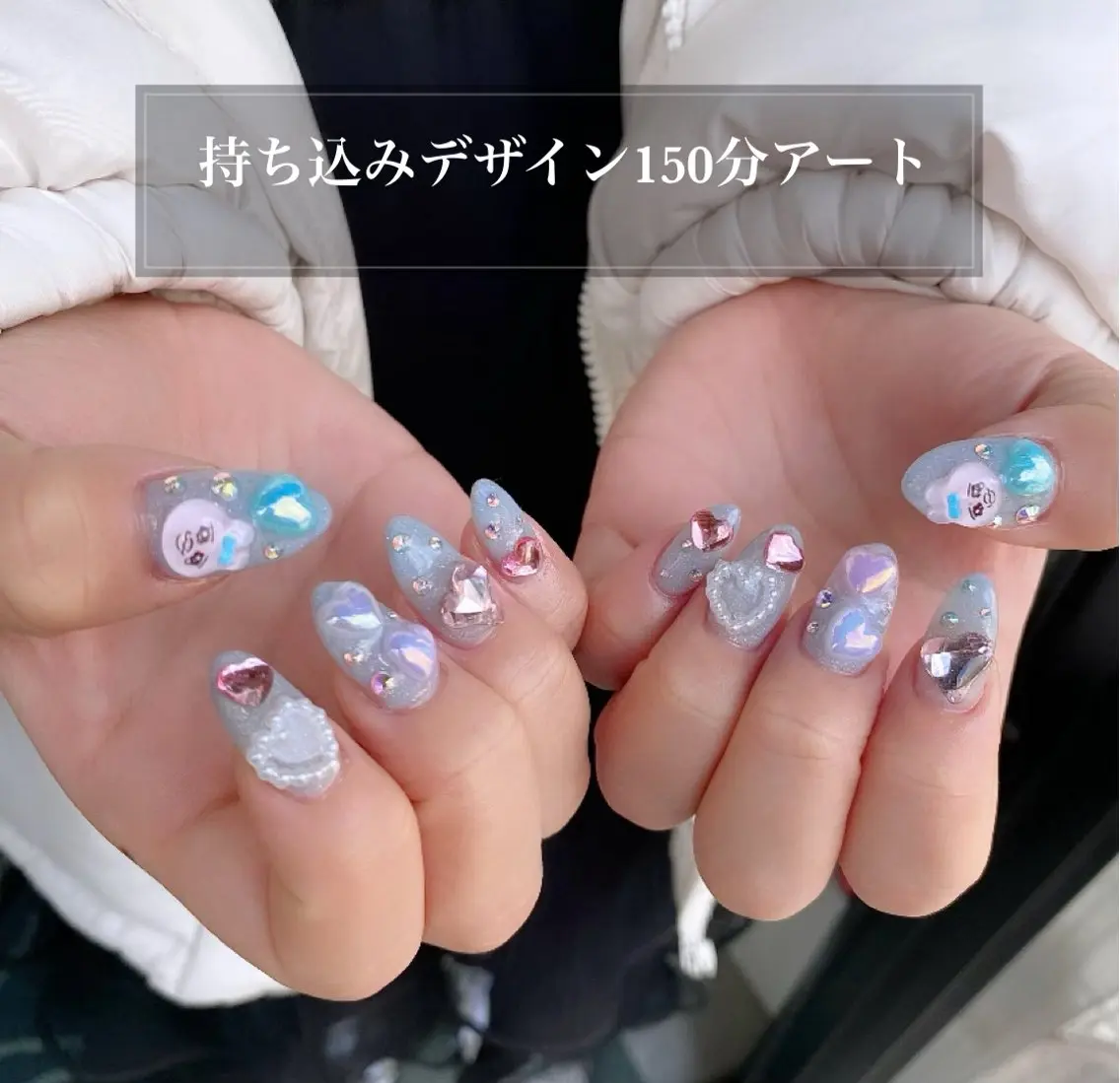 ネイル アートネイル 持ち込み ハンドネイル NANA RIKOのネイルデザイン