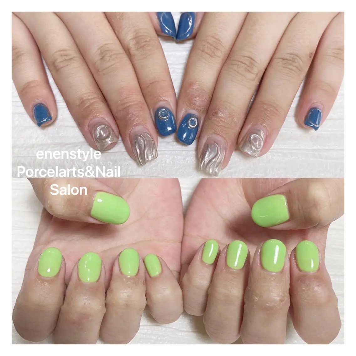 ショート ネイル 🐾enen style 🐾のネイルデザイン