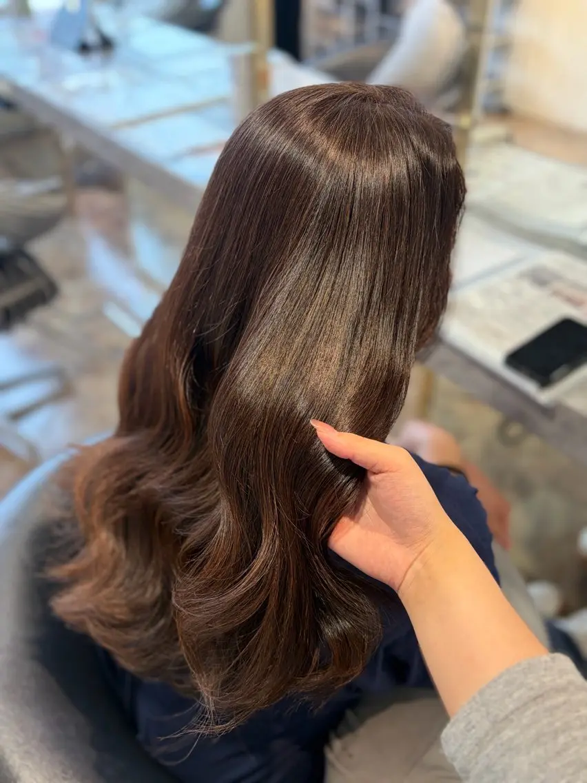 ロング ヘアカラー 佐野 叶羽のヘアスタイル