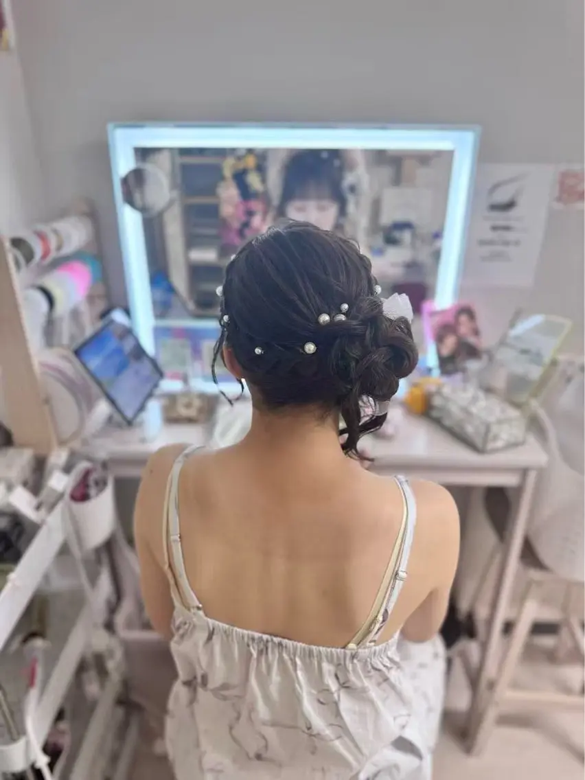 ヘアアレンジ ヘアセット Eyedor まつパ／眉毛専門店のマツエク・マツパデザイン