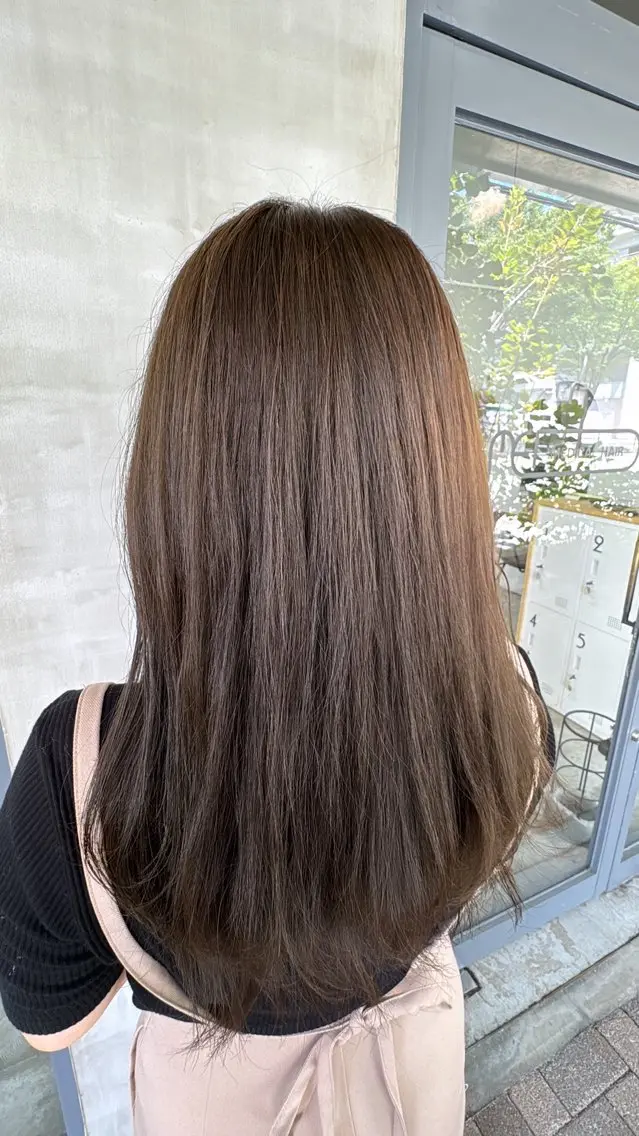 ミディアム カラー Mayuka 🩶のヘアスタイル