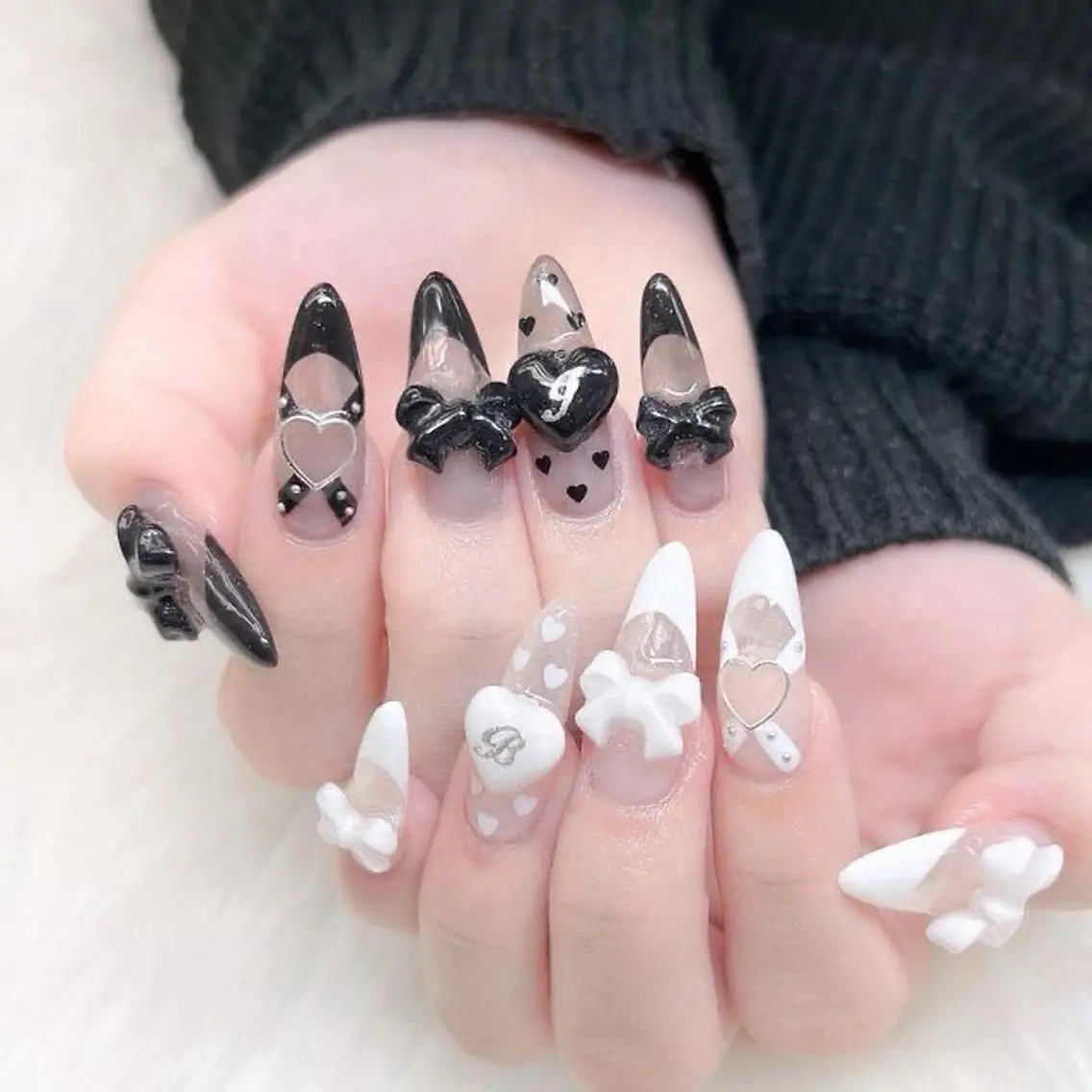 ネイル アートネイル 長さ出し フラッシュネイル フレンチネイル ジェルネイル ハンドネイル kana nailのネイルデザイン