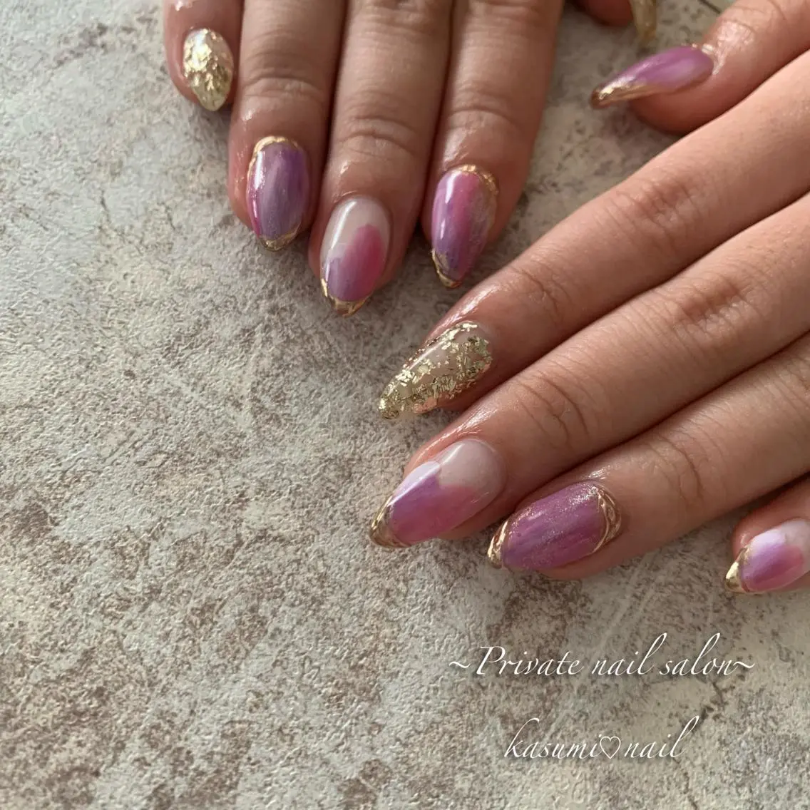 ネイル ラメ(グリッター) ミラーネイル ニュアンスネイル 冬ネイル KASUMI♡ Nailのネイルデザイン