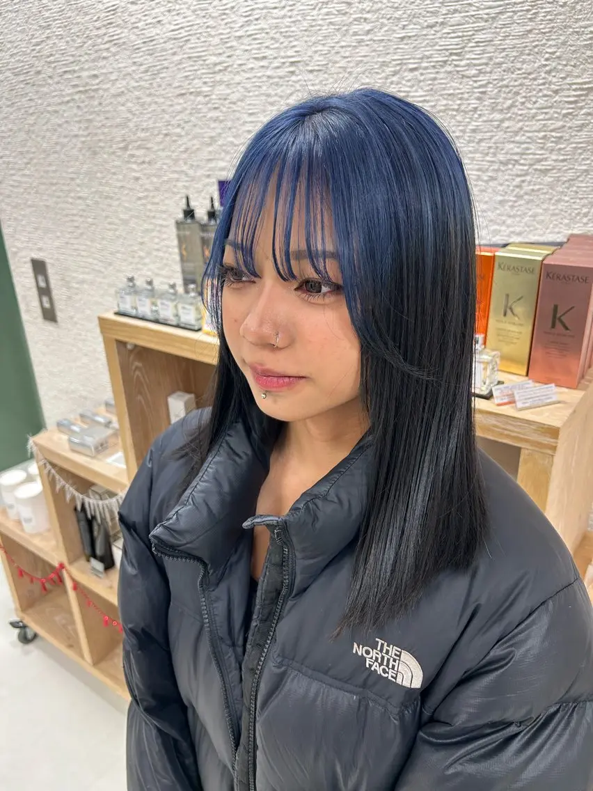 カラー 💜暖色系カラー/ ブリーチカラー💜のヘアスタイル