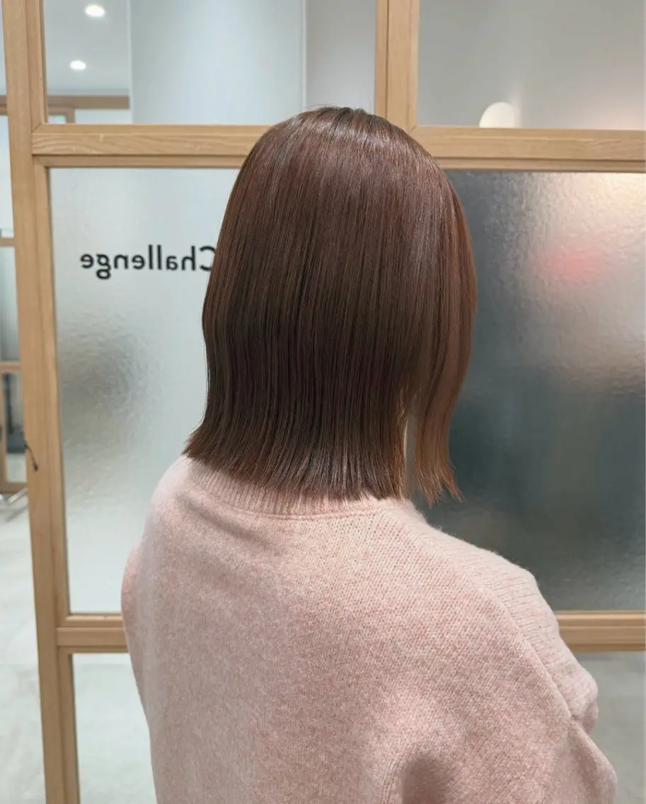 似合わせカット+ワンカラー+コスメストレート+トリートメント🪻の写真