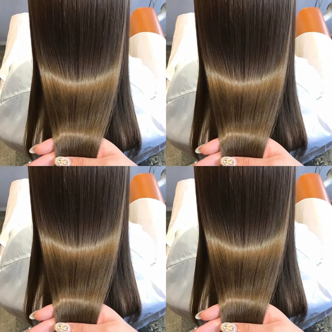 ロング カラー 艶髪×透明感カラー りこのヘアスタイル